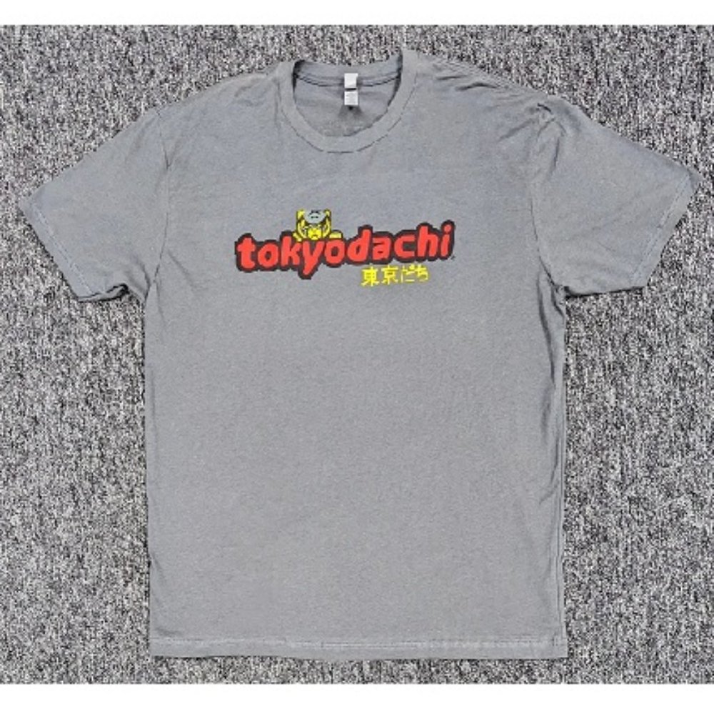 🆕 MEN XL GREY TOKYODACHI SHORT SLEEVE CHARACTER T-SHIRT